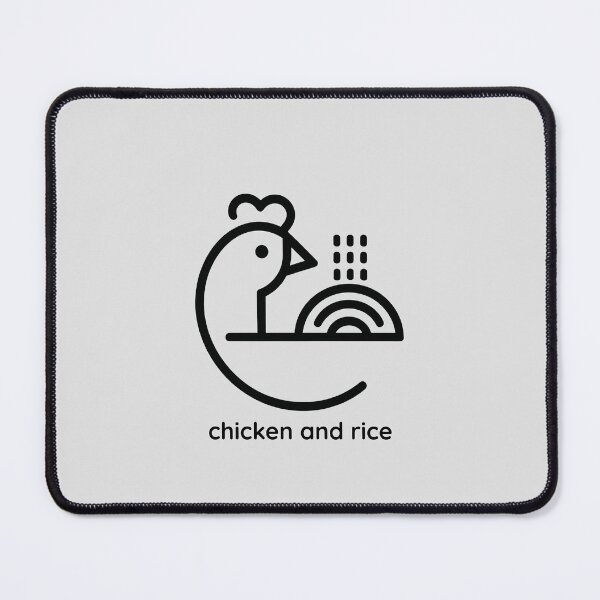 Item preview, Chicken And Rice, Workout Gym Gear  designed and sold by These_Prints.