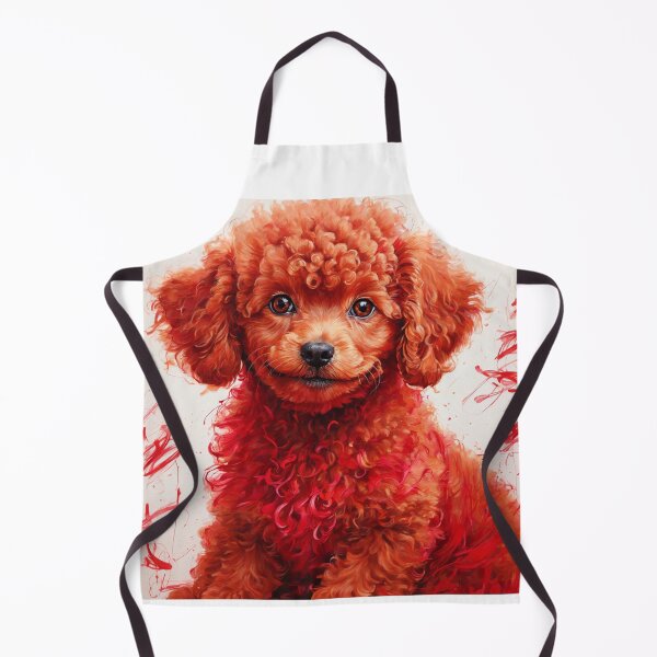 Item preview, Playful Red Toy Poodle Puppy Drawing designed and sold by Sadia Jannat.