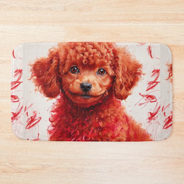Item preview, Playful Red Toy Poodle Puppy Drawing designed and sold by Sadia  Jannat.