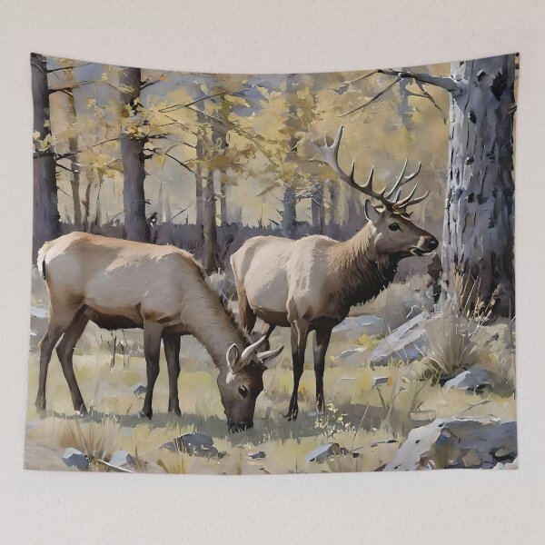 Item preview, Elk in the Wenas Wildlife Area designed and sold by Debbie Schulte.