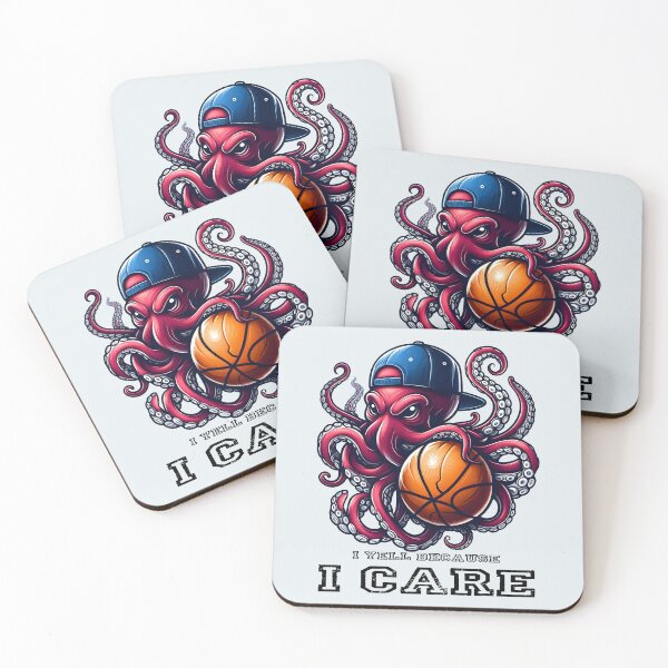Item preview, basketball octopus designed and sold by CanvaSnap ⭐⭐⭐⭐⭐.