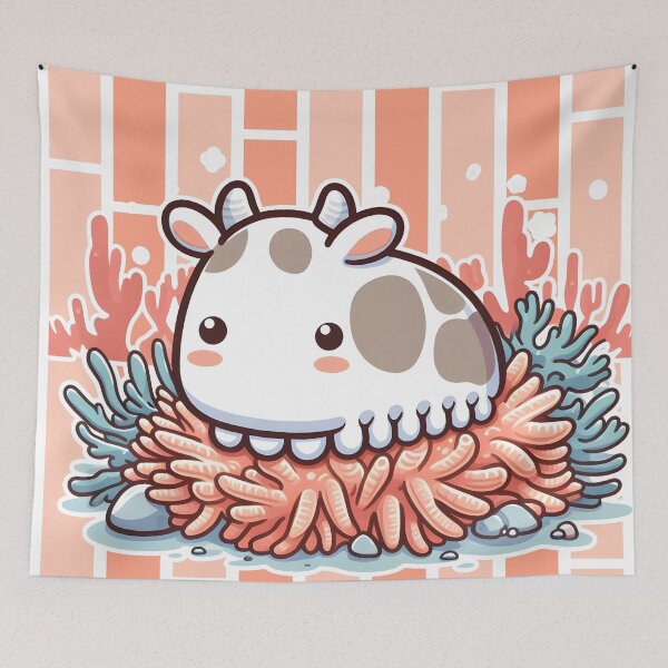 Item preview, sweet pastel cow isopod designed and sold by aliraweb.
