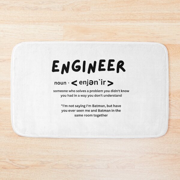 Item preview, Funny Engineer Definition, funny quotes for funny engineer designed and sold by venavar.