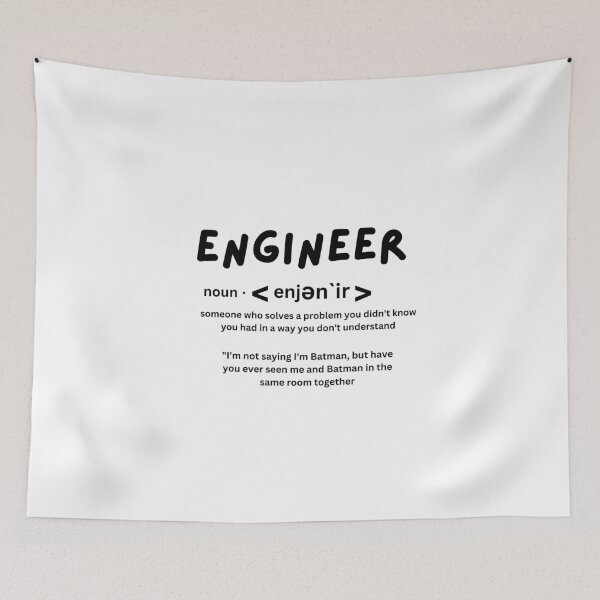 Item preview, Funny Engineer Definition, funny quotes for funny engineer designed and sold by venavar.