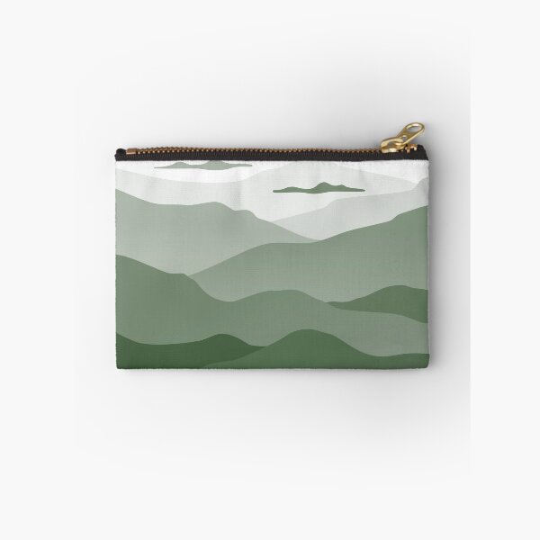 Item preview, Foggy Mountains Misty Morning Magical Graphic Green designed and sold by Eurokollektiv.