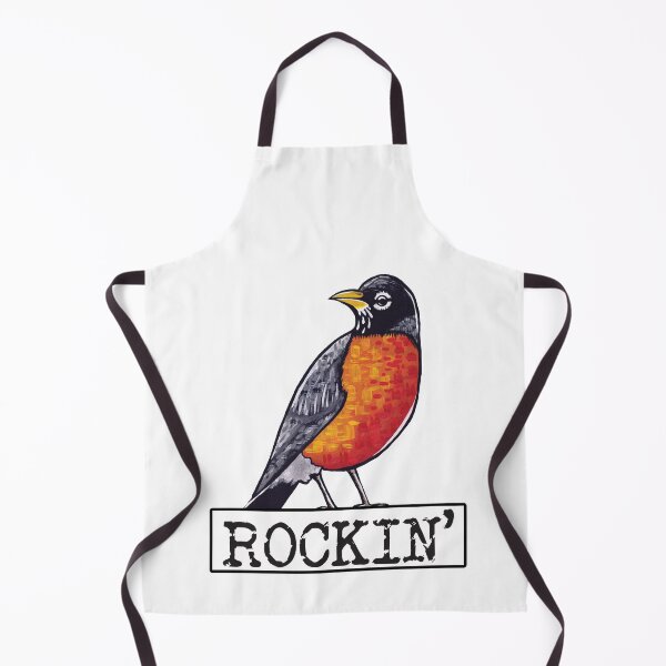 Item preview, Rockin' Robin Hand painted Bird With Typewriter Font designed and sold by TheRainFamily.