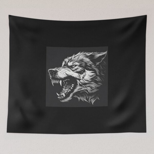 Item preview, Roaring wolf designed and sold by Dadziosz.