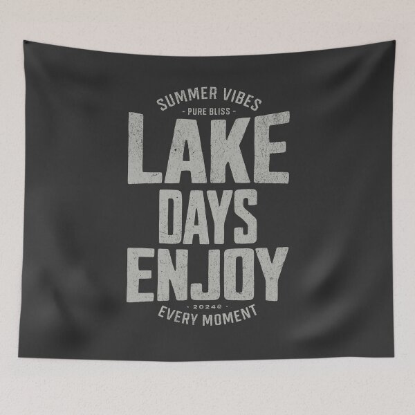 Item preview, Lake Days: Enjoy Every Moment with Summer Vibes designed and sold by InspireHubWear.