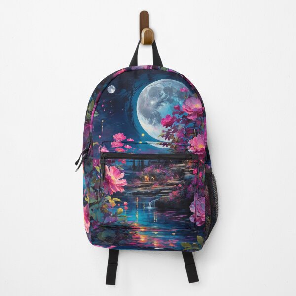 Item preview, Glowing Floral Oasis Under the Moon designed and sold by Sadia  Jannat.