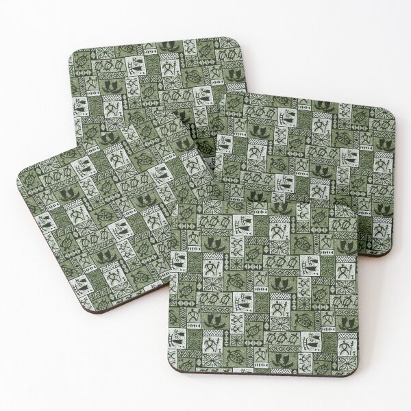 Item preview, Green Sailing Canoe Tapa designed and sold by J Marielle Designs.