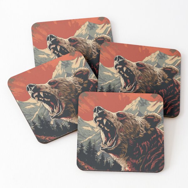 Item preview, Roaring bear designed and sold by Dadziosz.