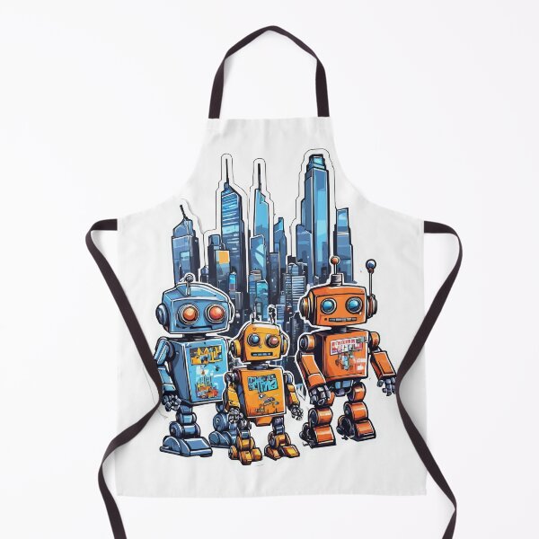 Item preview, Graffiti Robots Tag Urban Skyline designed and sold by ifans-spike.