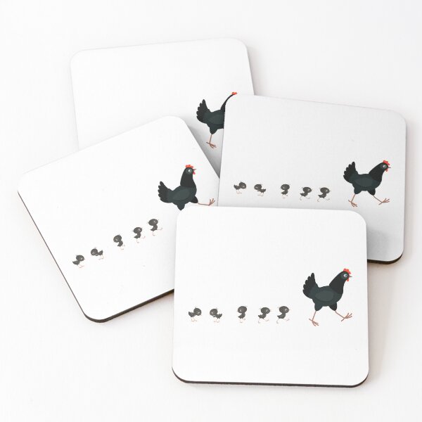 Item preview, Hen and chickens designed and sold by esao.