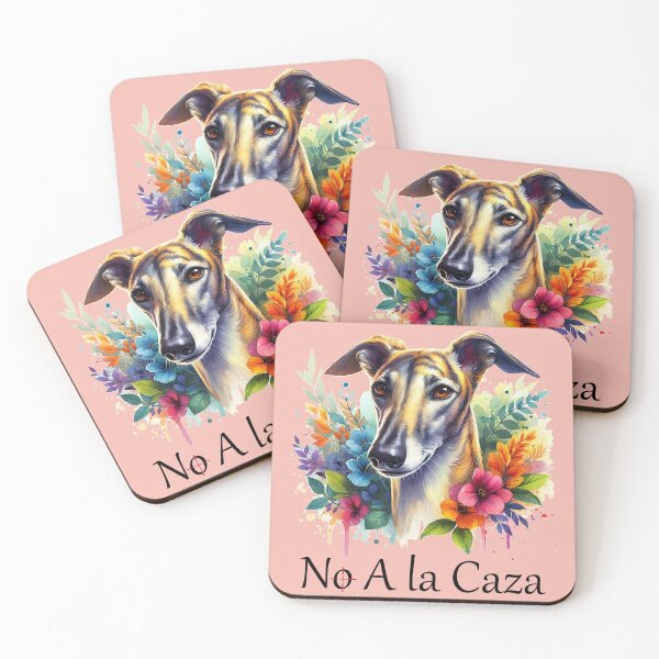 Item preview, Galgo Español in watercolor - No A la Caza! designed and sold by Berlini.