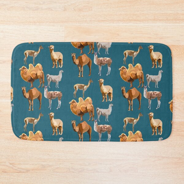 Item preview, C is for Camelid,Camelid Artwork – Diverse South American and Asian Mammal Illustration and Wildlife Design designed and sold by PrettylittlepastelUk.