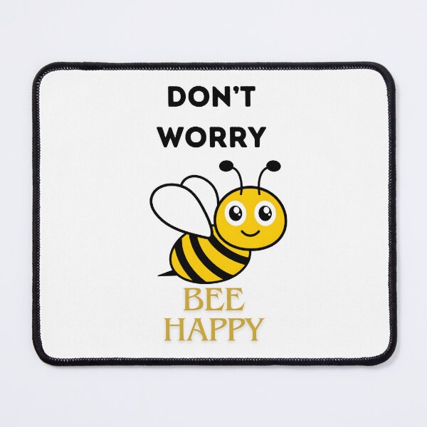 Item preview, Don't Worry Bee Happy - Fun Design designed and sold by PaultonDesigns.