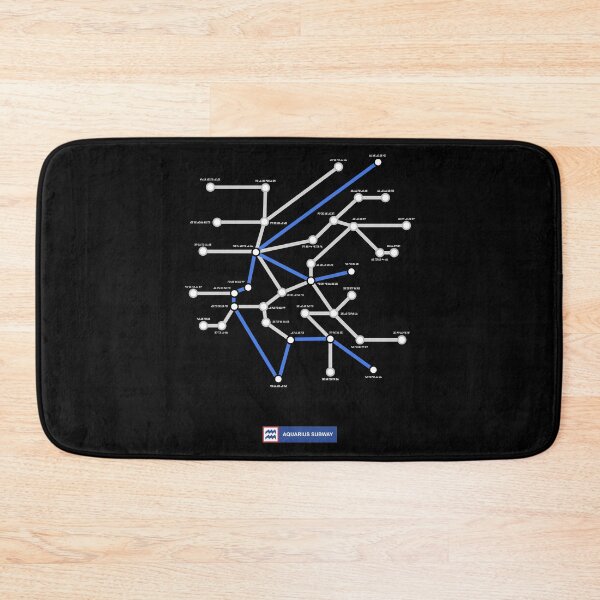Item preview, Aquarius Subway Map designed and sold by erremonzon.