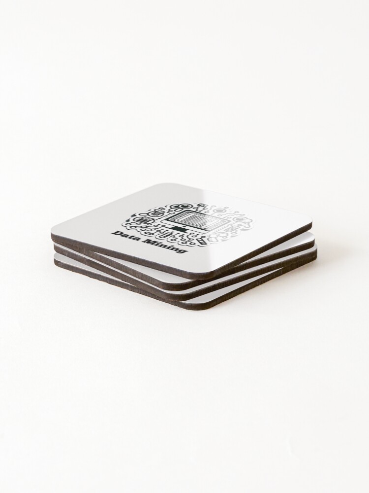 Thumbnail 4 of 5, Coasters (Set of 4), data mining designed and sold by creativechaster.