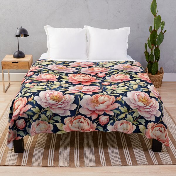 Item preview, Watercolor peony Flowers designed and sold by Victoria Riabov.
