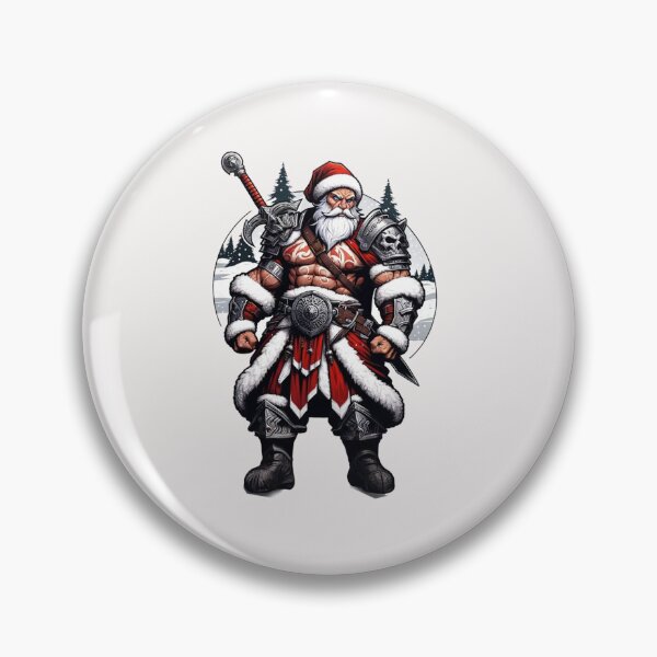 Item preview, warrior santa designed and sold by creativechaster.