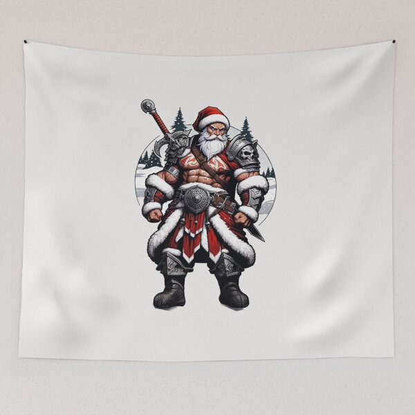 Item preview, warrior santa designed and sold by creativechaster.