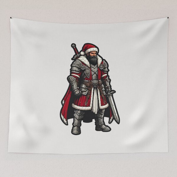 Item preview, warrior santa designed and sold by creativechaster.