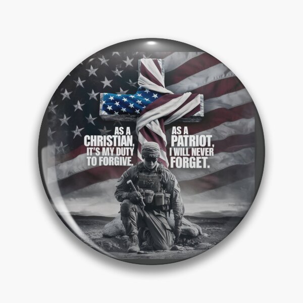 Item preview, As A Christian It's My Duty To Forgive As A Patriot I Will Never Forget designed and sold by Flirt-Teez.