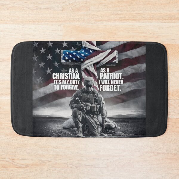 Item preview, As A Christian It's My Duty To Forgive As A Patriot I Will Never Forget designed and sold by Flirt-Teez.