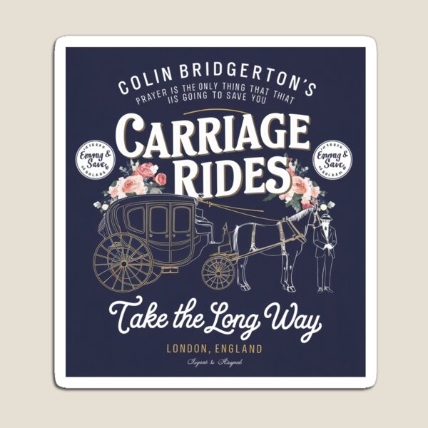 Aperçu de l'œuvre Les promenades en calèche de Colin Bridgerton - Chic London créée et vendue par SophiaMrt.