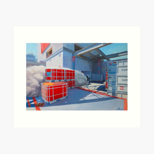 Counter Strike 2, Vertigo - A Site Art Print