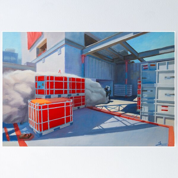 Item preview, Counter Strike 2, Vertigo - A Site designed and sold by shreyasfineart.