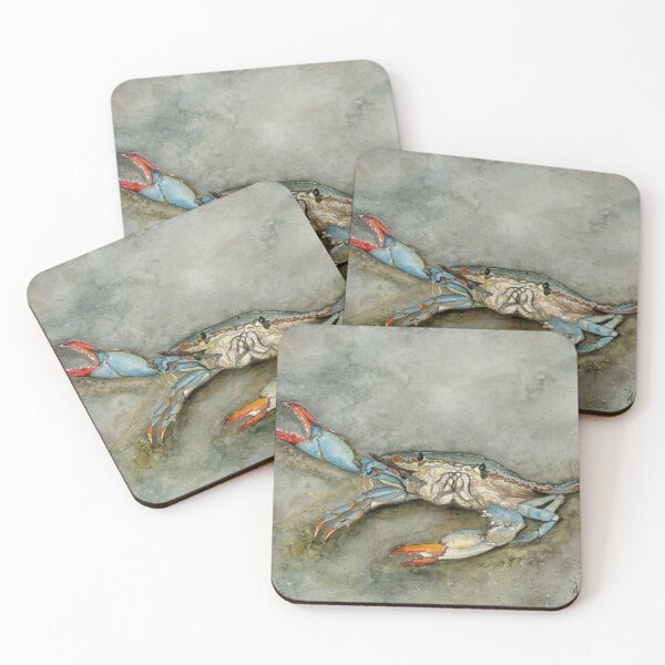 Item preview, Waving Atlantic Blue Crab designed and sold by ALA Creative Studio.