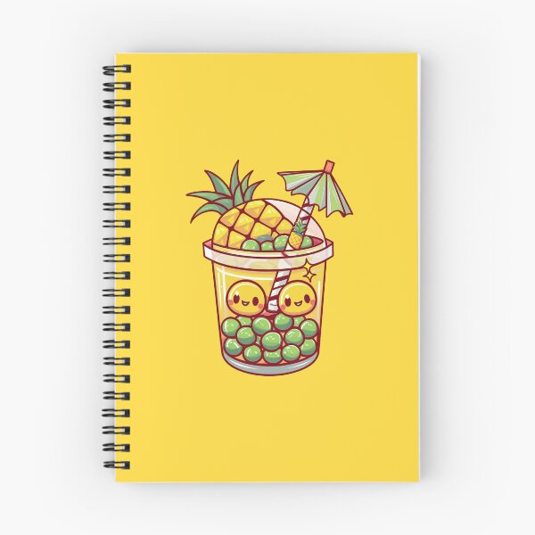 Item preview, Cute Pineapple Tropical Bubble Tea Kawaii designed and sold by canvadreamer444.