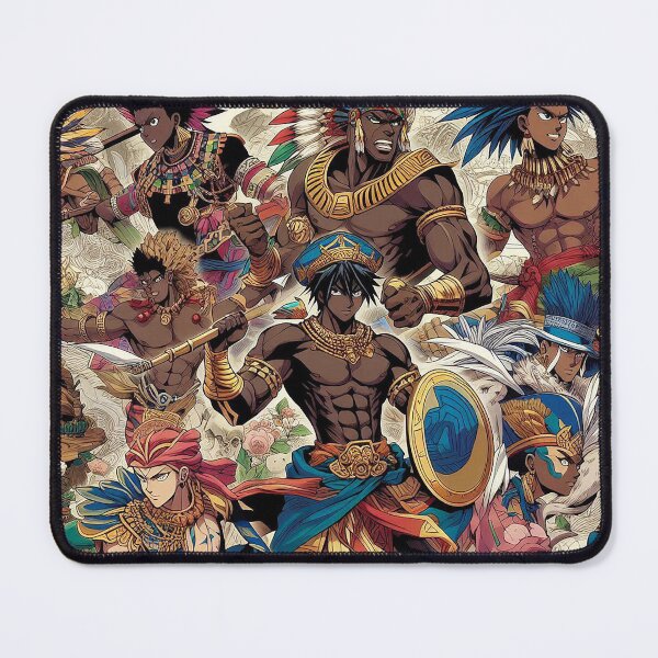 Item preview, Anime African warriors designed and sold by Silbays.