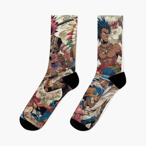 Item preview, Anime African warriors designed and sold by Silbays.