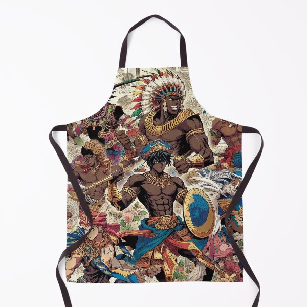 Item preview, Anime African warriors designed and sold by Silbays.