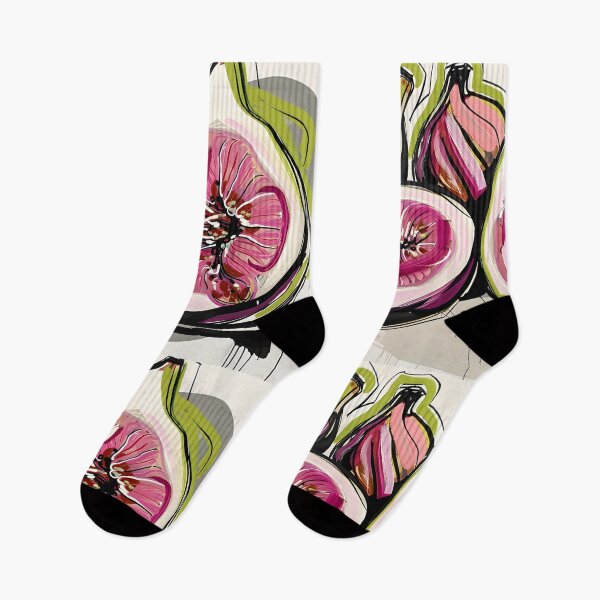 Item preview, Expressive Figs - Vibrant Abstract Depiction with Bold Strokes and Contrasting Colors designed and sold by OlfactoART Studio.