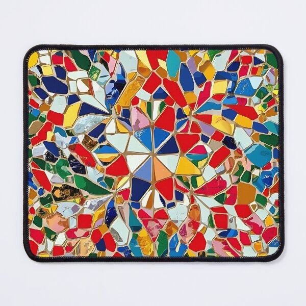 Item preview, Pattern Geometric Colorful Mosaic Tiles Seamless Pattern Design Paint Art 3D designed and sold by Charlygood.
