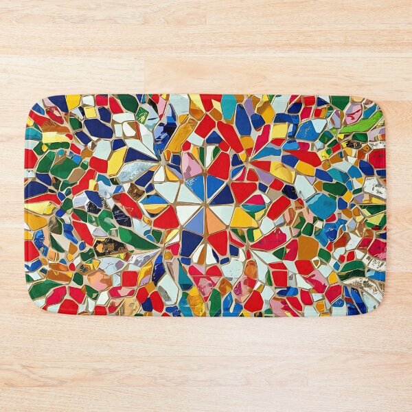 Item preview, Pattern Geometric Colorful Mosaic Tiles Seamless Pattern Design Paint Art 3D designed and sold by Charlygood.