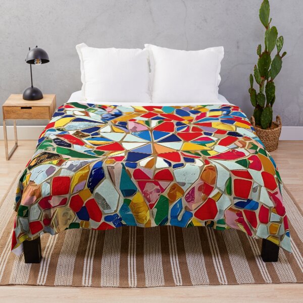 Item preview, Pattern Geometric Colorful Mosaic Tiles Seamless Pattern Design Paint Art 3D designed and sold by Charlygood.