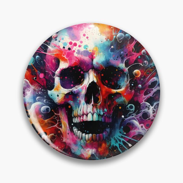 Item preview, Skull Painted with Graffiti designed and sold by h00ch2003.