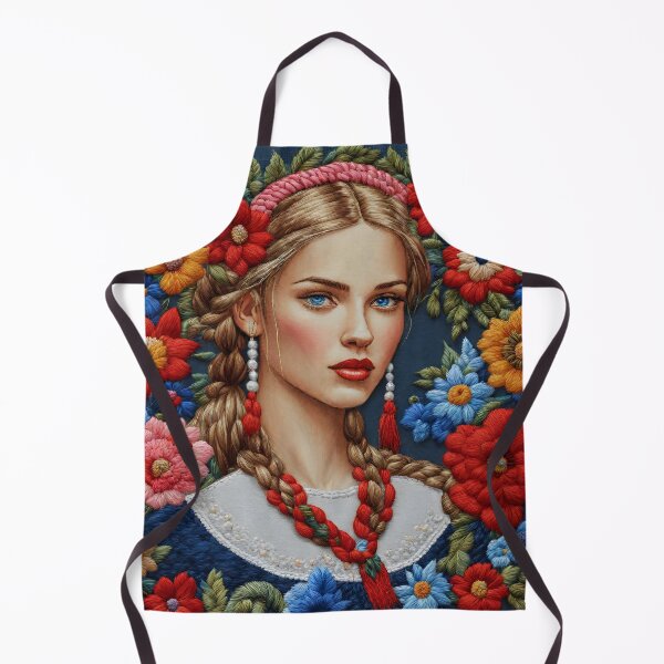 Item preview, Etno girl embroidery designed and sold by AI © ZORIANA.
