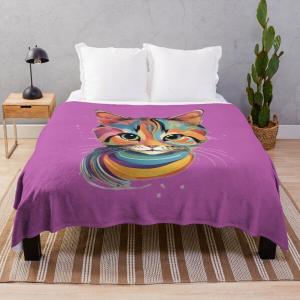 Item preview, multicolored kitty designed and sold by artistry2024.
