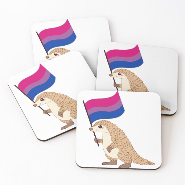 Item preview, Bisexual Pride Pangolin designed and sold by Zac Stigdon.