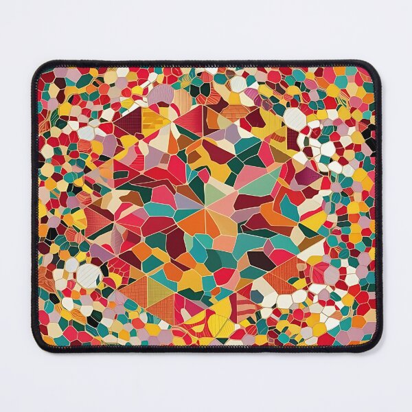 Item preview, Pattern Geometric Colorful Mosaic Tiles Seamless Pattern Design Paint Art 3D designed and sold by Charlygood.