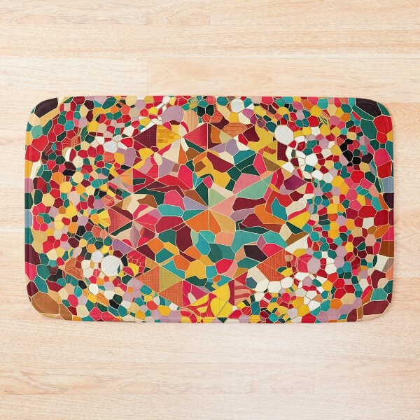 Item preview, Pattern Geometric Colorful Mosaic Tiles Seamless Pattern Design Paint Art 3D designed and sold by Charlygood.