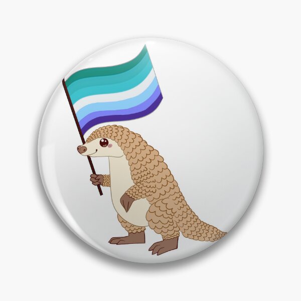 Item preview, Gay Pride Pangolin designed and sold by Zac Stigdon.