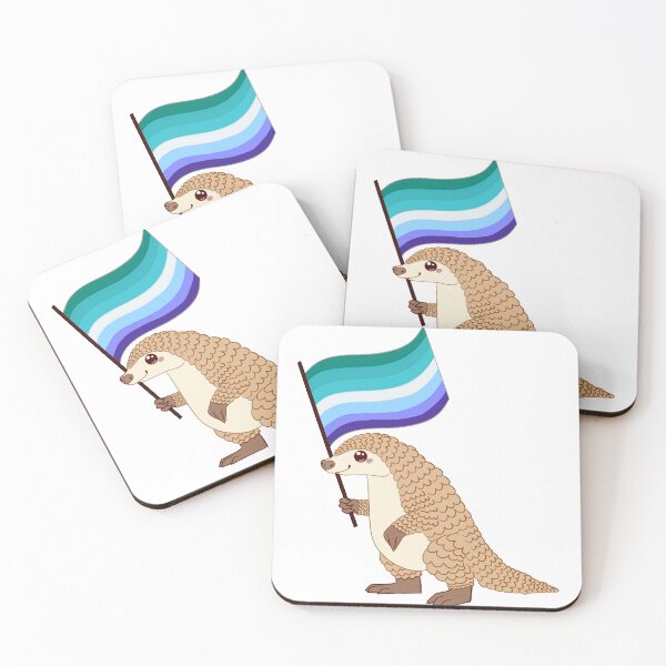 Item preview, Gay Pride Pangolin designed and sold by Zac Stigdon.