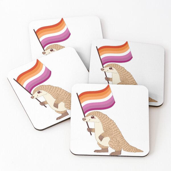 Item preview, Lesbian Pride Pangolin designed and sold by Zac Stigdon.