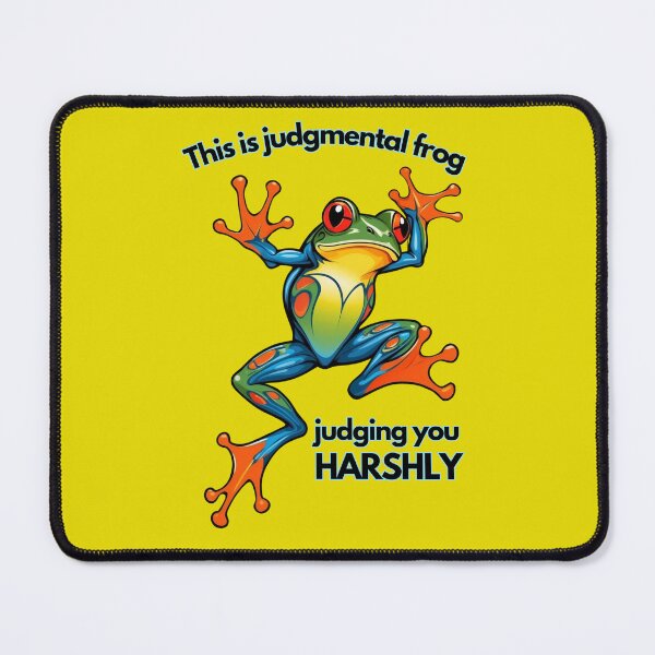 Item preview, Judgmental Frog designed and sold by OurGirlGertie.